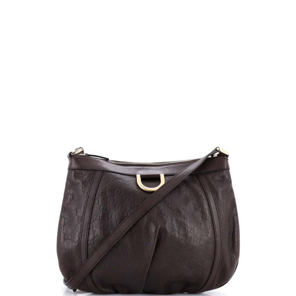 D Ring Messenger Bag Guccissima Leather #253770G82B
